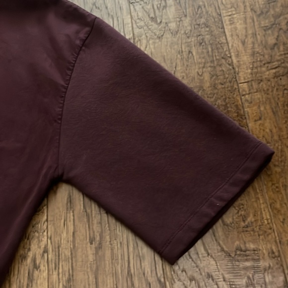 Zara burgundy ruffle dress EUC size medium - Picture 4 of 4